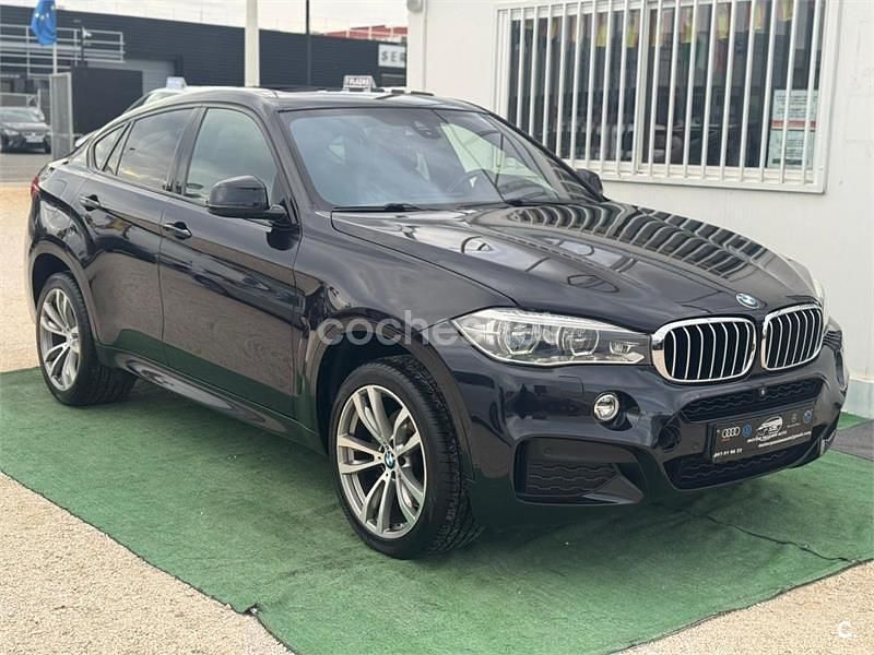 Negro Usado 2017 BMW X6 SUV | 39.900 € - Imagen 1/4