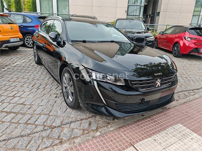 Usado Peugeot 508 Allure 225 CV (165 kW) 2020 Negro Familiar