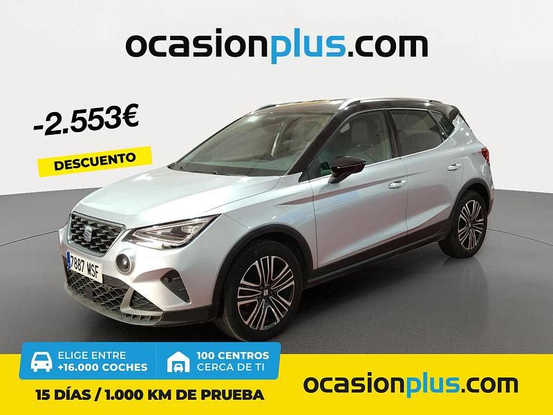 Gris Usado 2024 Seat Arona FR SUV | 19.400 € (Precio justo) - Imagen 1/4