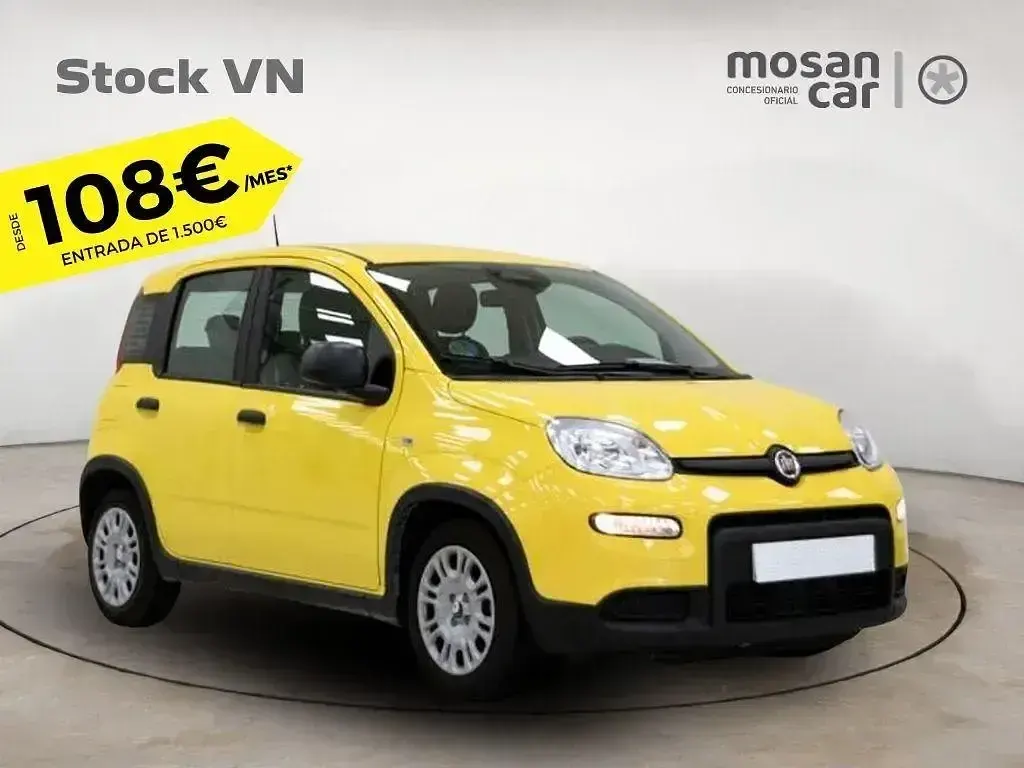 Nuevo Fiat Panda Pop 65 CV (47 kW) 2025 Amarillo Utilitario