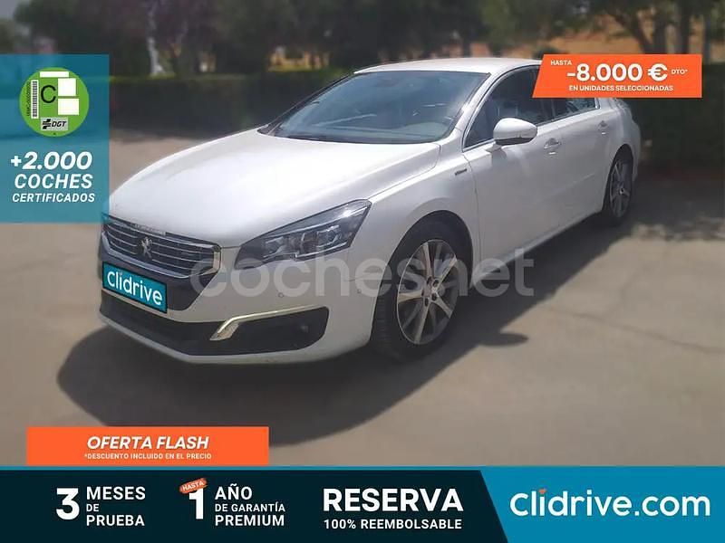 Blanco Usado 2016 Peugeot 508 GT-line Berlina | 9990 € (Buen precio) - Imagen 1/3
