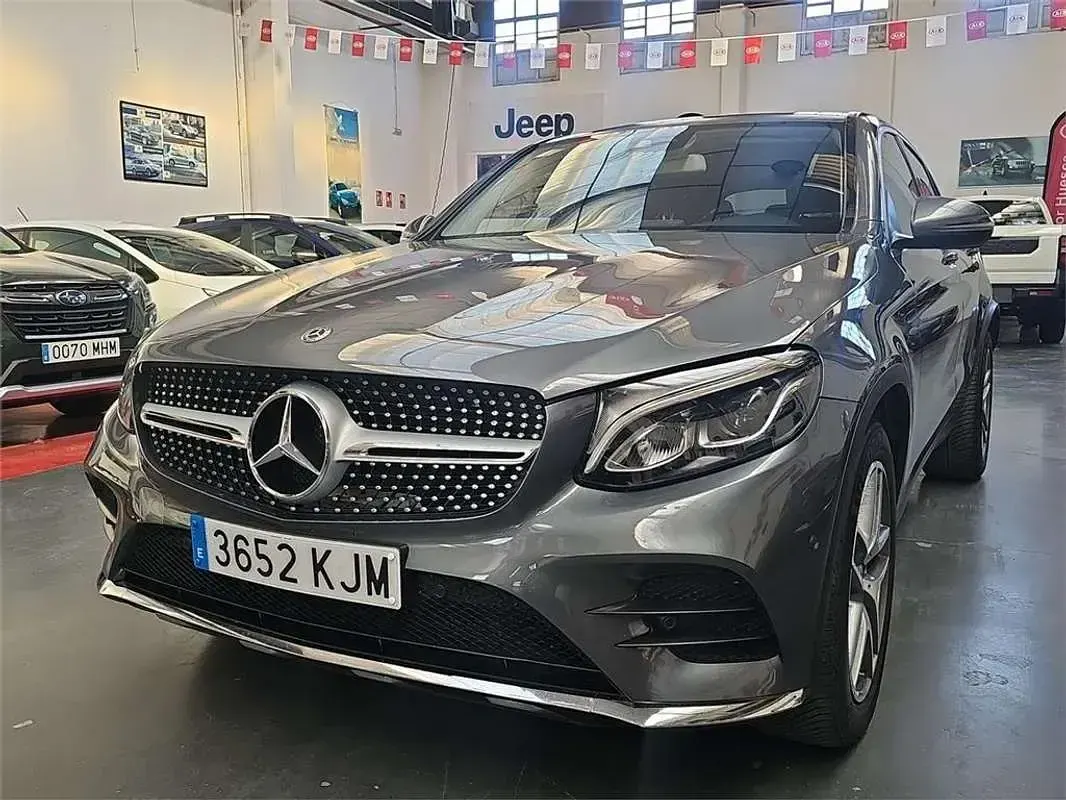 Usado Mercedes GLC250 204 CV (150 kW) 2018 Gris / plata SUV