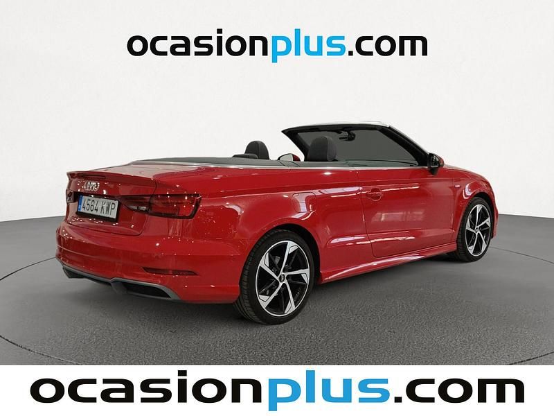 Usado Audi A3 Cabriolet S-Line 190 CV (139 kW) 2019 Rojo Descapotable