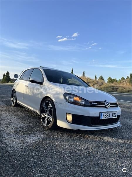 Usado VW Golf VI GTD 170 CV (125 kW) 2010 Blanco Utilitario