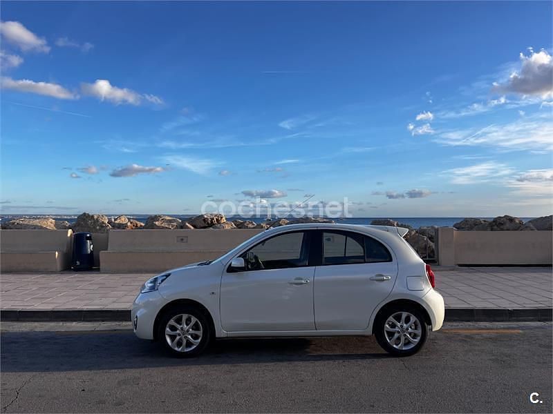 Usado Nissan Micra Tekna 80 CV (58 kW) 2017 Blanco Berlina