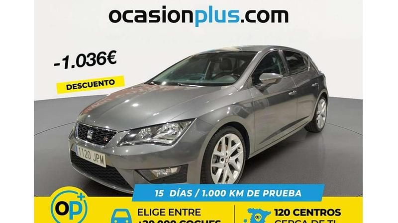 Usado Seat Leon FR 150 CV (110 kW) 2016 Gris Utilitario