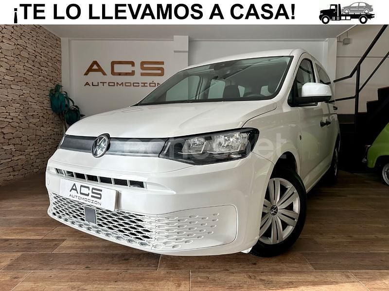 Blanco Usado 2021 VW Caddy Monovolumen | 13.990 € (Buen precio) - Imagen 1/4