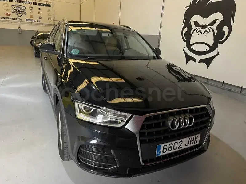 Usado Audi Q3 150 CV (110 kW) 2016 Negro SUV