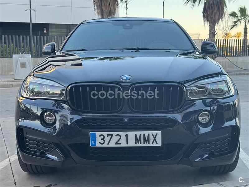 Negro Usado 2017 BMW X6 SUV | 30.000 € (Precio justo) - Imagen 1/4