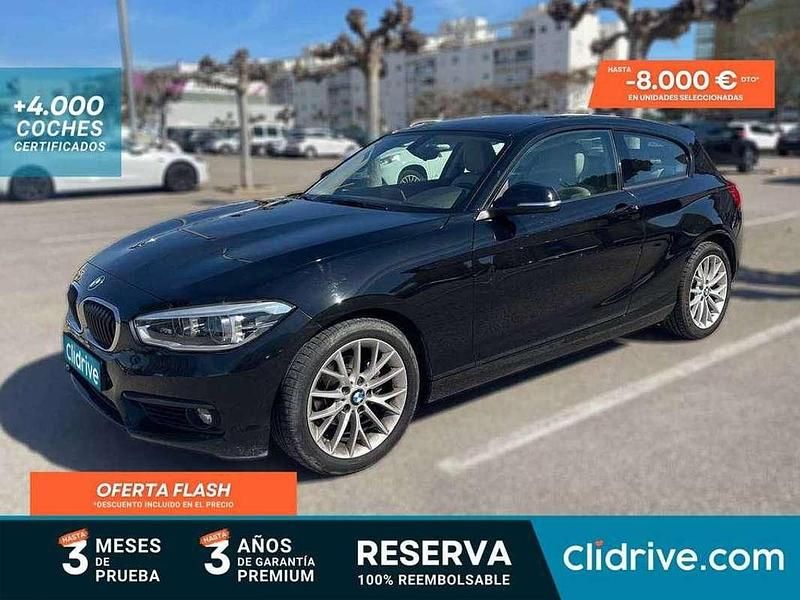 Usado BMW 116 116 CV (85 kW) 2016 Negro Utilitario