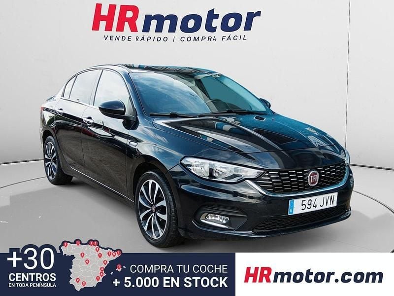 Negro Usado 2016 Fiat Tipo Lounge Berlina | 9590 € (Precio justo) - Imagen 1/4