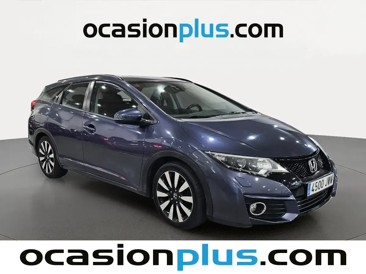 Usado Honda Civic Elegance 120 CV (88 kW) 2017 Azul Familiar