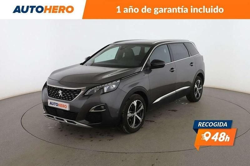 Gris Usado 2018 Peugeot 5008 GT-line Monovolumen | 18.899 € (Precio justo) - Imagen 1/3