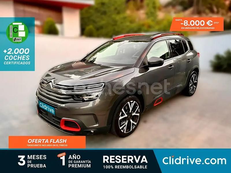 Gris / plata Usado 2019 Citroën C5 Aircross Feel SUV | 16.890 € (Precio justo) - Imagen 1/3