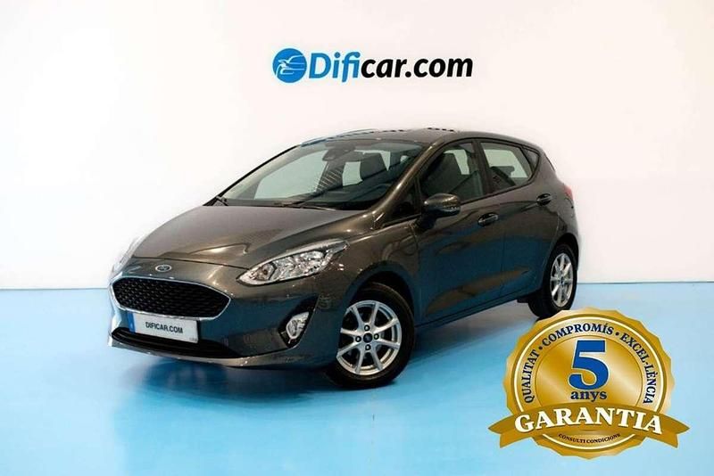 Gris Usado 2019 Ford Fiesta Trend+ Utilitario | 12.990 € (Precio justo) - Imagen 1/4