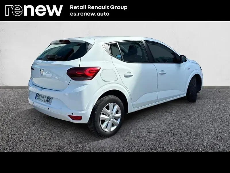 Usado Dacia Sandero Comfort 100 CV (73 kW) 2021 Blanco Berlina