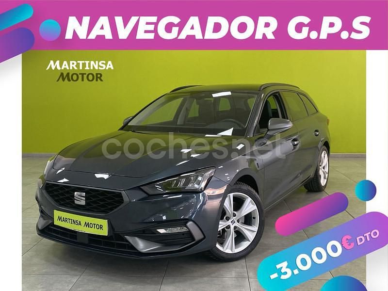 Gris / plata Usado 2024 Seat Leon FR Familiar | 27.300 € (Caro) - Imagen 1/4