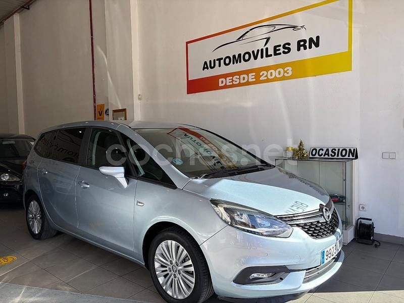 Azul Usado 2017 Opel Zafira Family Monovolumen | 9500 € (Precio justo) - Imagen 1/4