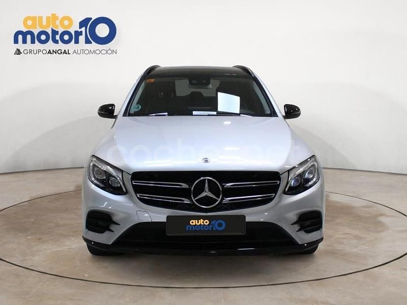 Usado Mercedes GLC220 AMG line 170 CV (125 kW) 2019 Gris / plata SUV