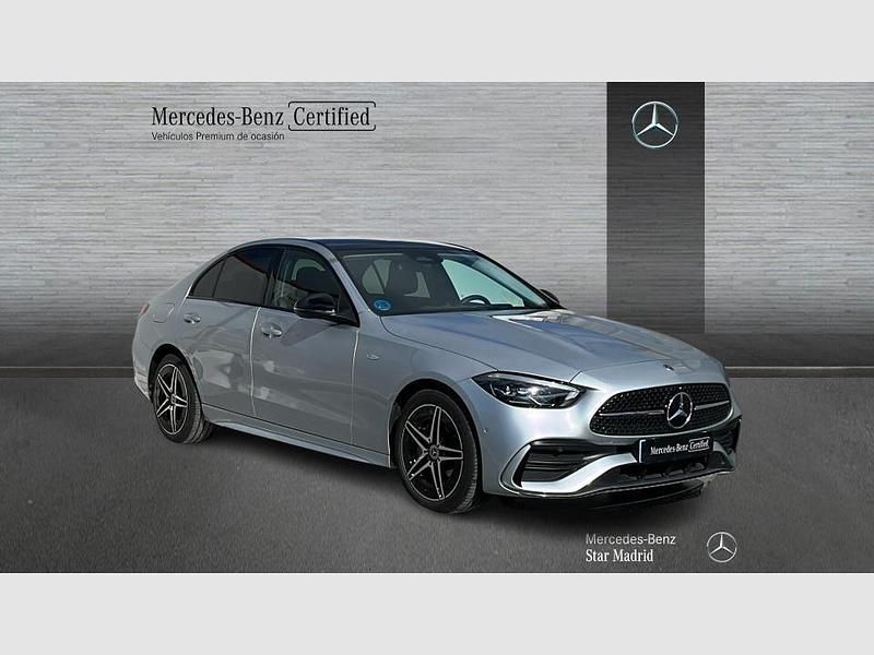 Usado Mercedes C300e AMG line 313 CV (230 kW) 2025 Gris Berlina