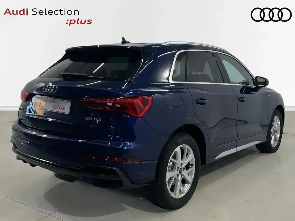 Begagnad Audi Q3 S-Line 150 HK (110 kW) 2021 Blå SUV