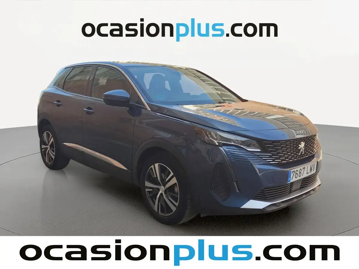 Usado Peugeot 3008 Allure 131 CV (96 kW) 2021 Azul SUV