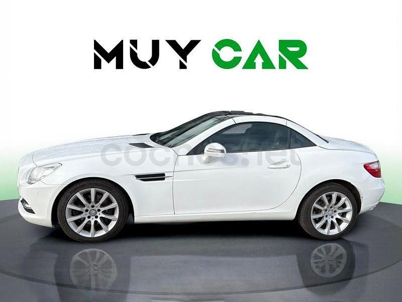 Usado Mercedes SLK250 204 CV (150 kW) 2015 Blanco Descapotable