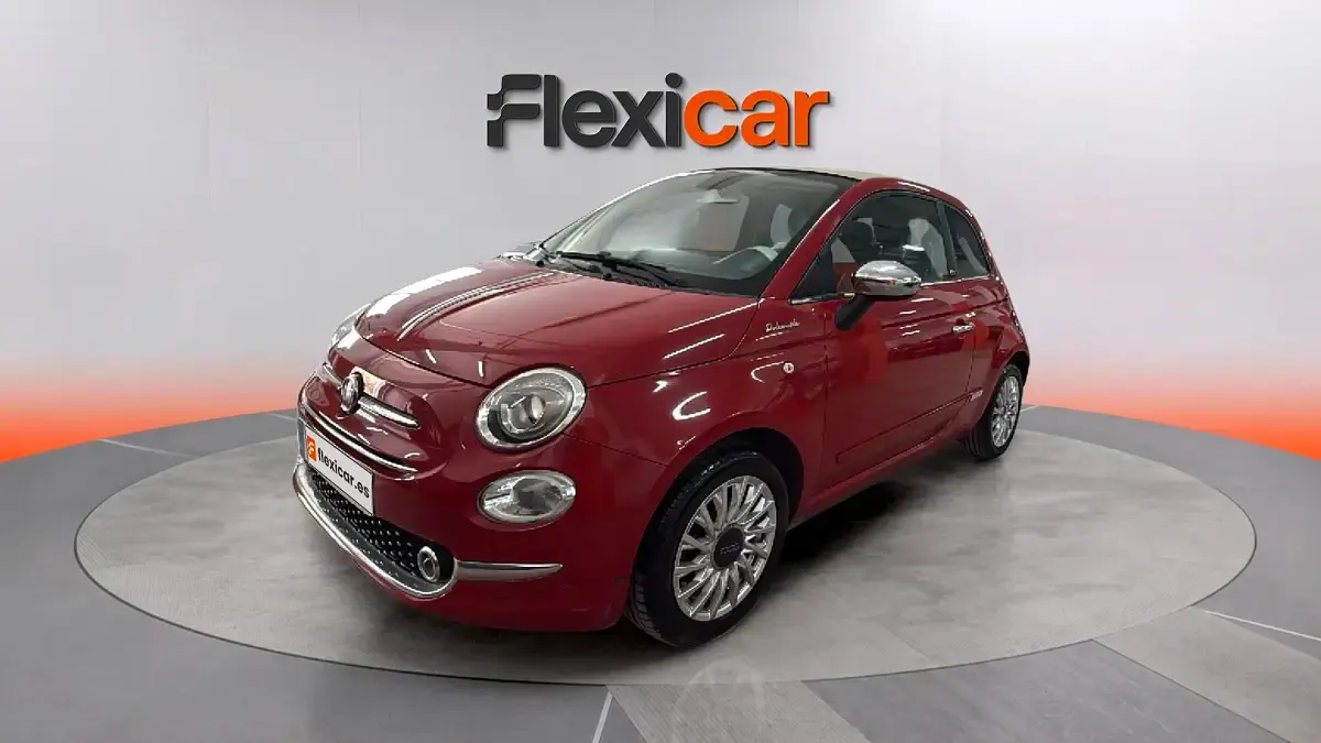 Usado Fiat 500 Dolcevita 71 CV (52 kW) 2021 Rojo Descapotable