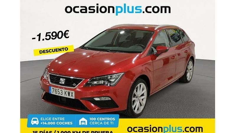 Rojo Usado 2019 Seat Leon ST FR Familiar | 15.900 € (Precio justo) - Imagen 1/4