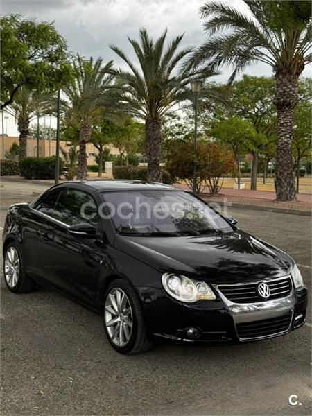 Negro Usado 2009 VW Eos Descapotable | 7499 € (Precio justo) - Imagen 1/4
