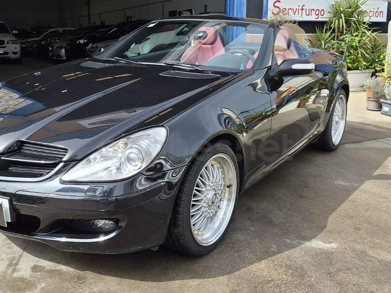Usado Mercedes SLK200 163 CV (119 kW) 2005 Negro Descapotable