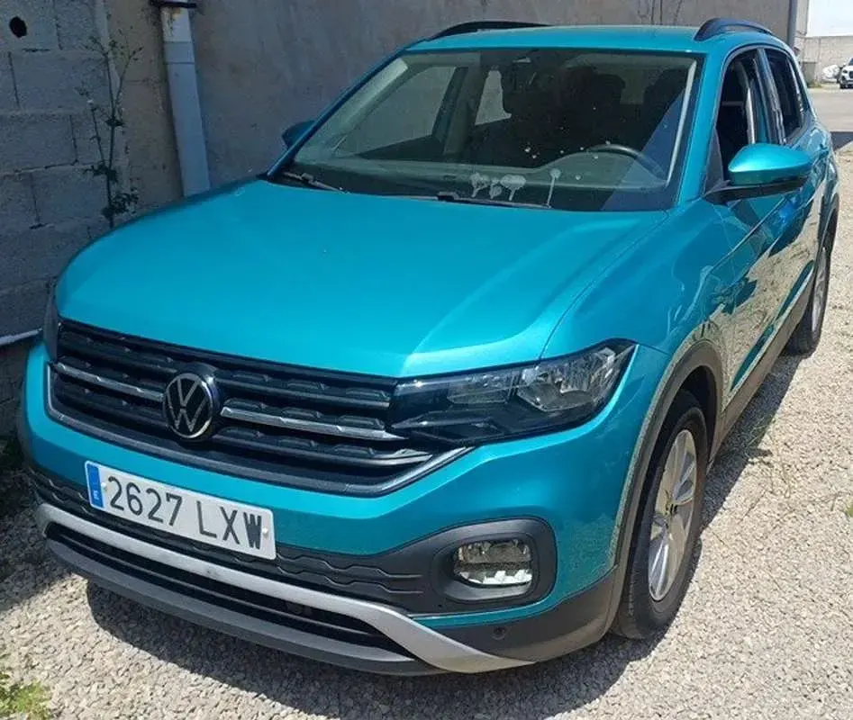 Usado VW T-Cross Advance 95 CV (69 kW) 2022 Verde SUV
