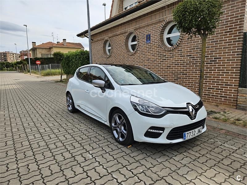 Usado Renault Clio IV GT 120 CV (88 kW) 2016 Blanco Berlina