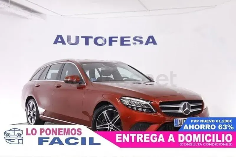 Usado Mercedes C200 184 CV (135 kW) 2020 Rojo Familiar