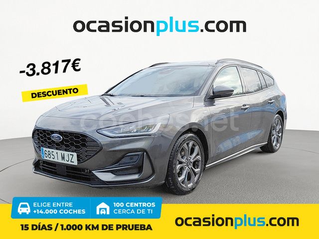 Gris / plata Usado 2023 Ford Focus ST-Line Familiar | 19.990 € (Precio justo) - Imagen 1/4