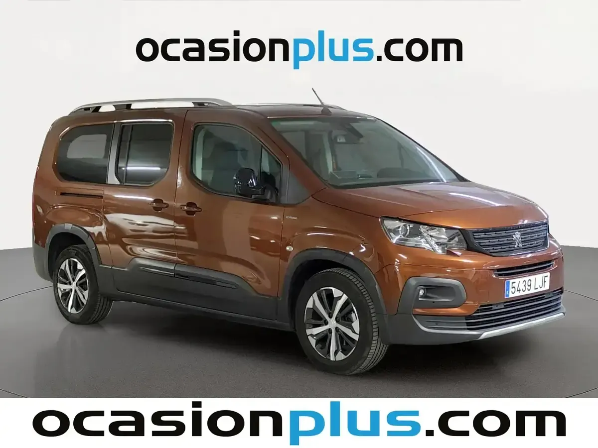 Usado Peugeot Rifter GT-line 130 CV (95 kW) 2020 Marrón Monovolumen
