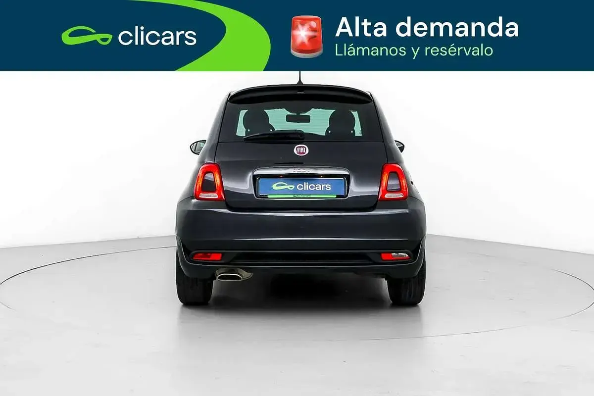 Usado Fiat 500 S 69 CV (50 kW) 2018 Negro Utilitario