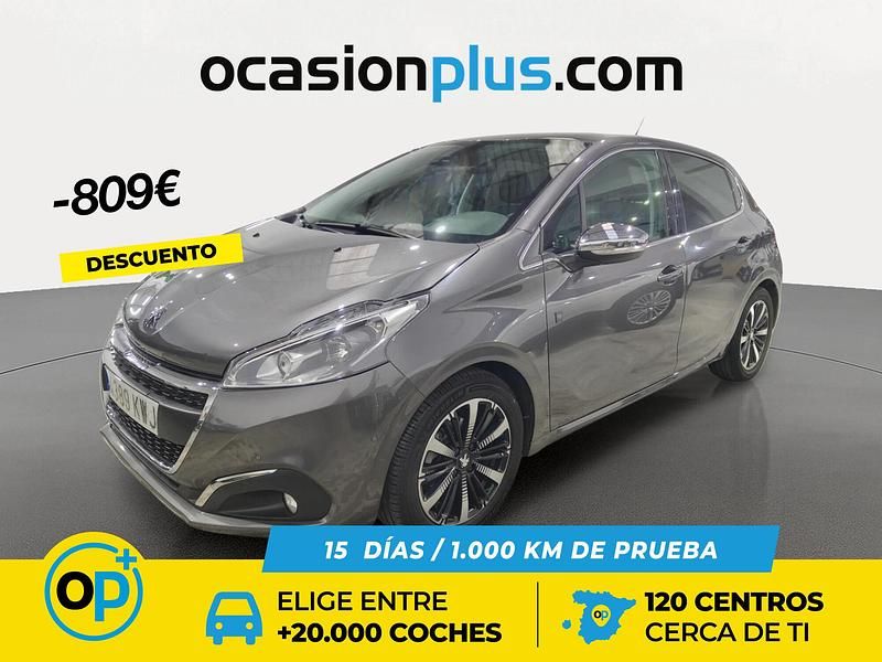 Usado Peugeot 208 S 82 CV (60 kW) 2019 Gris Utilitario