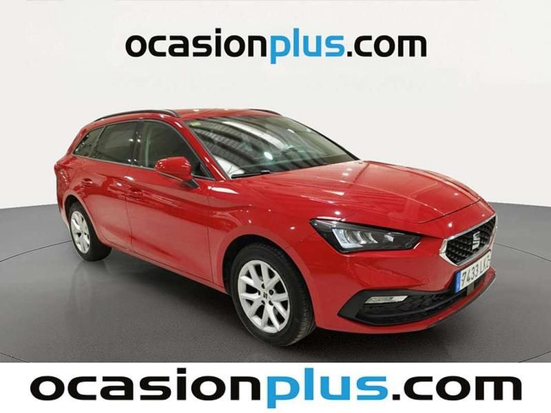 Usado Seat Leon ST Style 150 CV (110 kW) 2020 Rojo Familiar