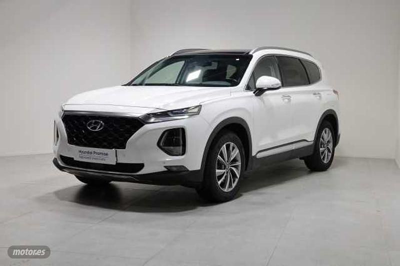 Blanco Usado 2019 Hyundai Santa Fe SUV | 35.990 € - Imagen 1/4