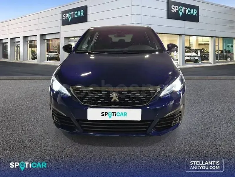 Usado Peugeot 308 GT-line 130 CV (95 kW) 2019 Azul Berlina