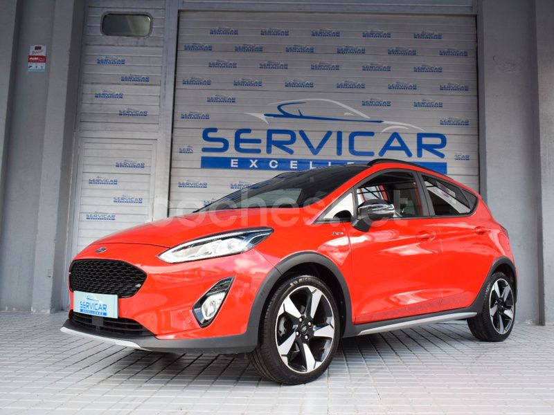 Rojo Usado 2021 Ford Fiesta Active Utilitario | 12.950 € (Buen precio) - Imagen 1/4
