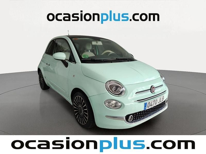 Usado Fiat 500 Lounge 69 CV (50 kW) 2016 Verde Utilitario