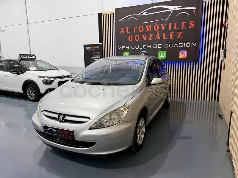 Usado Peugeot 307 110 CV (80 kW) 2002 Gris / plata Berlina