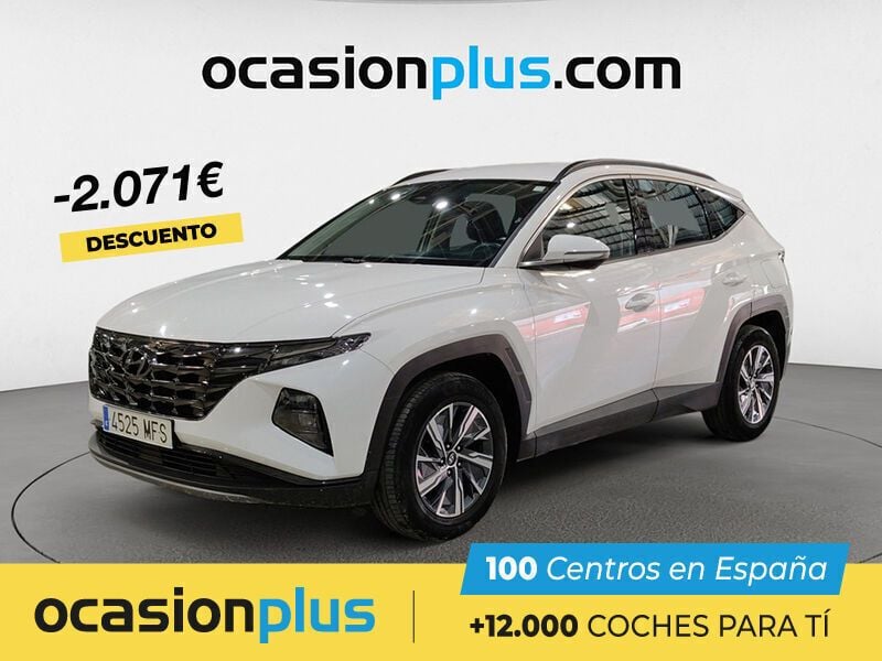 Blanco Usado 2023 Hyundai Tucson SUV | 22.190 € (Precio justo) - Imagen 1/4
