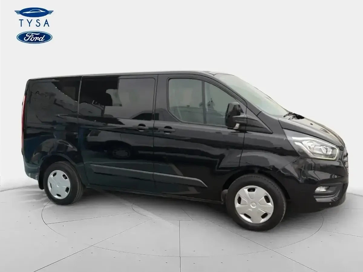 Usado Ford Transit Custom Trend 130 CV (95 kW) 2023 Negro Berlina