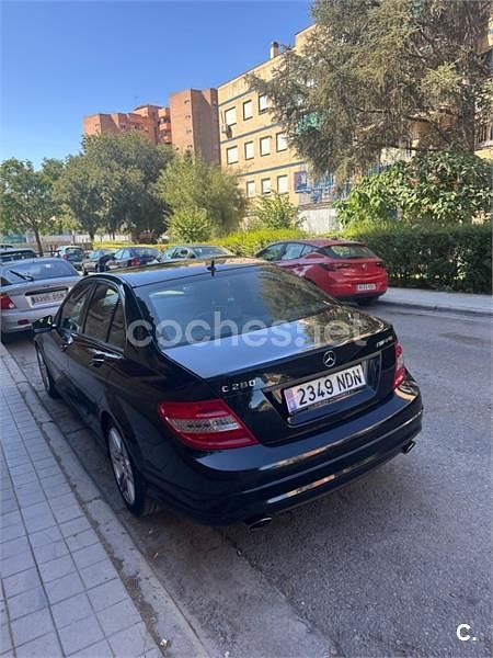 Negro Usado 2009 Mercedes C280 Berlina | 10.400 € (Precio justo) - Imagen 1/4