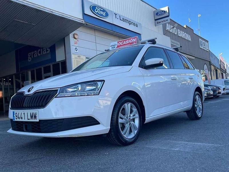 Blanco Usado 2021 Skoda Fabia Ambition Familiar | 11.950 € (Precio justo) - Imagen 1/4