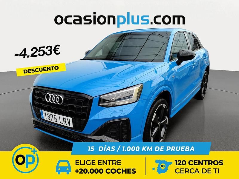 Azul Usado 2021 Audi Q2 S-Line SUV | 26.990 € (Un poco caro) - Imagen 1/4