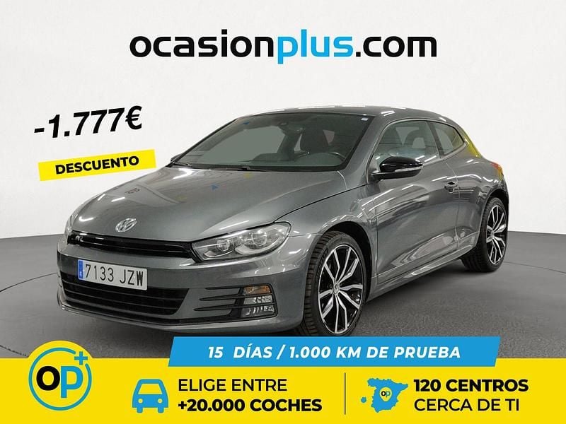 Usado VW Scirocco R-line 180 CV (132 kW) 2017 Gris Coupe